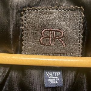BANANA REPUBLIC LEATHER JACKET